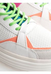 Geox Sneakersy "Phaolae" | D02FDB01402 | Phaolae | Kobieta | Biały. Nosek buta: okrągły. Kolor: biały. Materiał: tkanina, skóra. Wzór: aplikacja #5