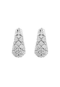 Swarovski Kolczyki Sublima 5732282 Srebrny. Materiał: metalowe. Kolor: srebrny #5