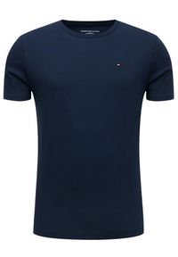 TOMMY HILFIGER - Tommy Hilfiger T-Shirt 2S87904671 Granatowy Regular Fit. Kolor: niebieski. Materiał: bawełna #5