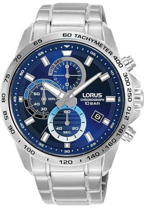 Zegarek Lorus Zegarek męski Lorus RM353JX9 srebrny. Kolor: srebrny