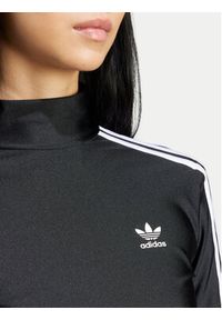 Adidas - adidas Bluzka adicolor 3-Stripes IZ3200 Czarny Slim Fit. Kolor: czarny. Materiał: syntetyk #3