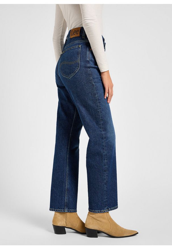 Lee - DAMSKIE SPODNIE LEE RIDER CLASSIC BLUE ELECTRICITY 112346335