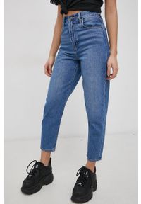 Levi's® - Levi's jeansy High Loose Taper damskie high waist. Okazja: na spotkanie biznesowe. Stan: podwyższony. Kolor: niebieski. Styl: biznesowy