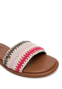 Love Moschino - LOVE MOSCHINO Klapki JA28242G0OJQB20A Kolorowy. Materiał: materiał. Wzór: kolorowy #5