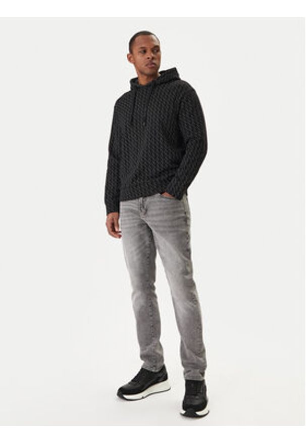 Armani Exchange Bluza XM001225 AF11847 FC026 Czarny Regular Fit. Kolor: czarny. Materiał: bawełna