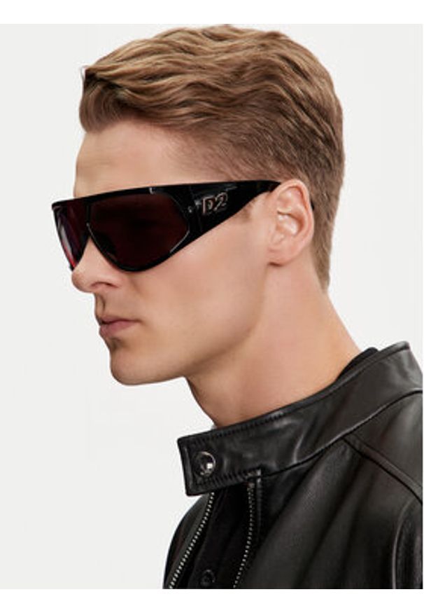 DSQUARED2 - Dsquared2 Okulary przeciwsłoneczne D2 0124/S ANS75IR Czarny. Kolor: czarny
