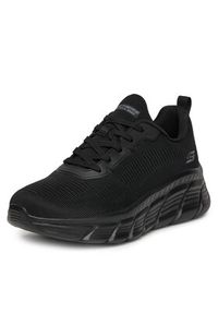 skechers - Skechers Sneakersy BOBS B FLEX HI 117385 BBK Czarny. Kolor: czarny. Materiał: materiał #6