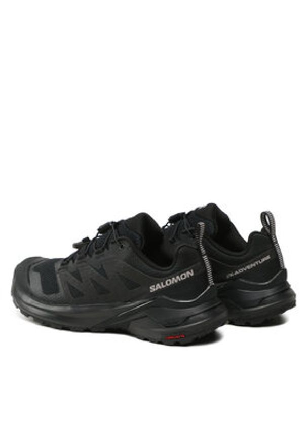 salomon - Salomon Buty do biegania X-Adventure L47321500 Czarny. Kolor: czarny. Materiał: materiał