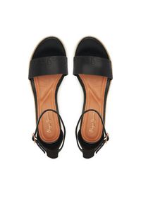 Pepe Jeans Espadryle PLS90691 Czarny. Kolor: czarny. Materiał: skóra