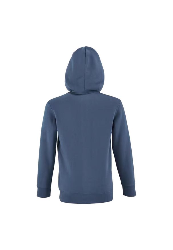SOL'S - Bluza Dziecięca Stone Z Pełnym Zamkiem Błyskawicznym. Kolor: niebieski