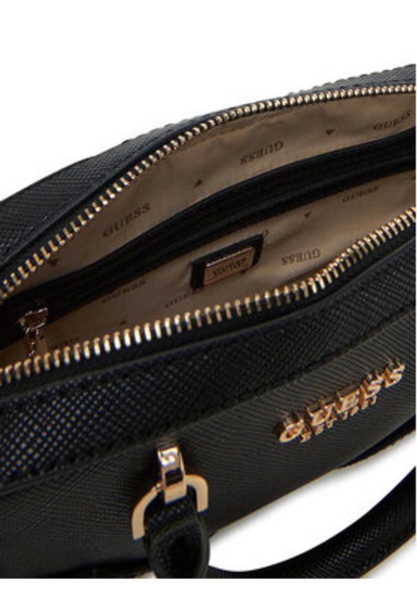 Guess Torebka HWZG96 36050 Czarny. Kolor: czarny. Materiał: skórzane