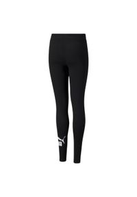 Puma - Legginsy Dziecięce Logo ESS. Kolor: czarny. Styl: sportowy