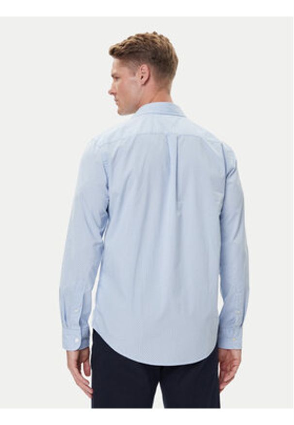TOMMY HILFIGER - Tommy Hilfiger Koszula MW0MW39438 Błękitny Regular Fit. Kolor: niebieski. Materiał: bawełna