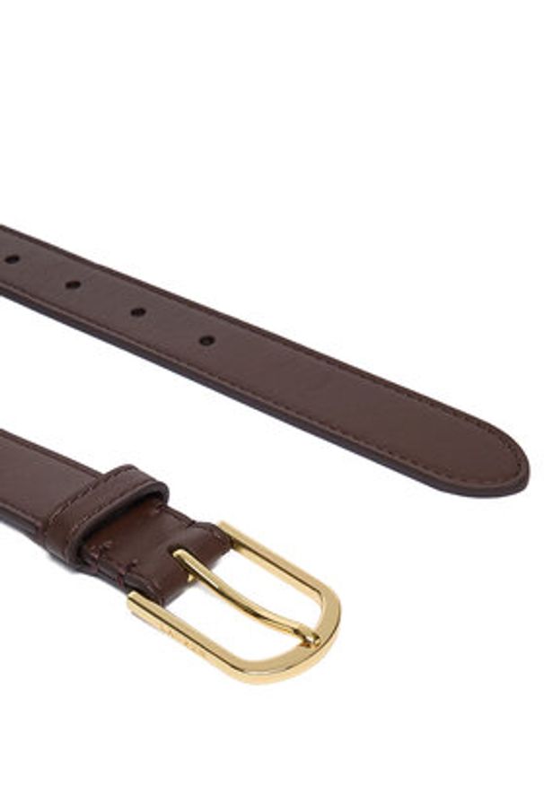 Lauren Ralph Lauren - LAUREN RALPH LAUREN Pasek 412P15694004 Brązowy. Kolor: brązowy. Materiał: skóra