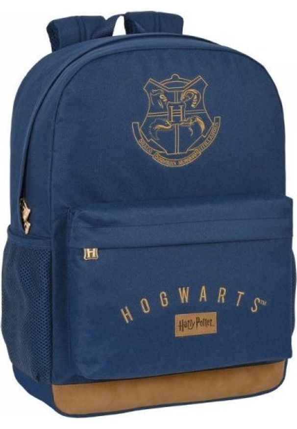 Harry Potter Plecak szkolny Harry Potter Magical Brązowy Granatowy (32 x 43 x 14 cm). Kolor: wielokolorowy, niebieski, brązowy