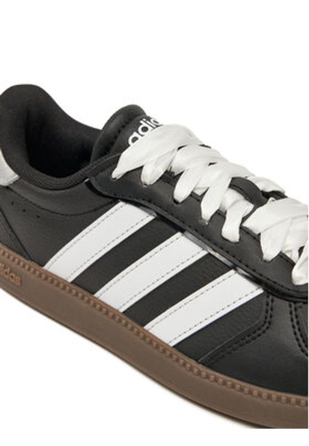 Adidas - adidas Sneakersy Breaknet Sleek JQ7317 Czarny. Kolor: czarny. Materiał: skóra