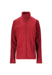 Polar damski Whistler Cocoon. Kolor: czerwony. Materiał: polar. Sport: turystyka piesza #1