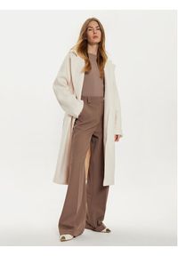 Gina Tricot Płaszcz przejściowy 22987 Écru Regular Fit. Materiał: syntetyk #5