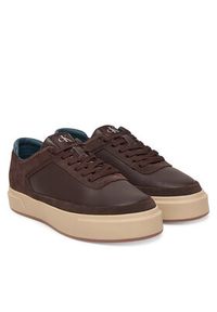 Calvin Klein Sneakersy Basket Cupsole Laceup Lth-Nu YM0YM01354 Brązowy. Kolor: brązowy. Materiał: zamsz, skóra #3
