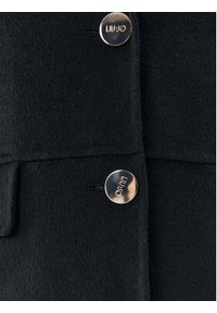 Liu Jo Płaszcz wełniany CF3004 T3540 Czarny Regular Fit. Kolor: czarny. Materiał: wełna, syntetyk #5