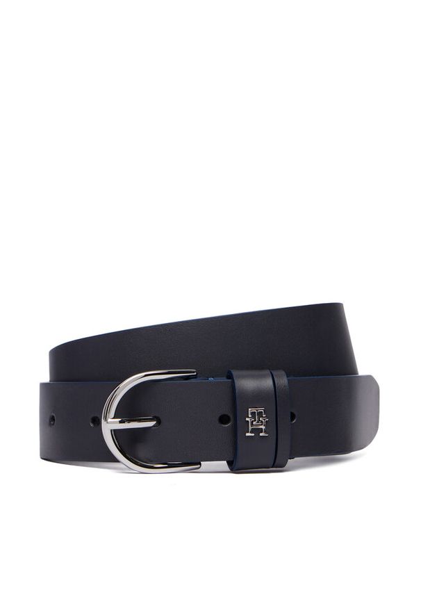TOMMY HILFIGER - Pasek Tommy Hilfiger. Kolor: niebieski