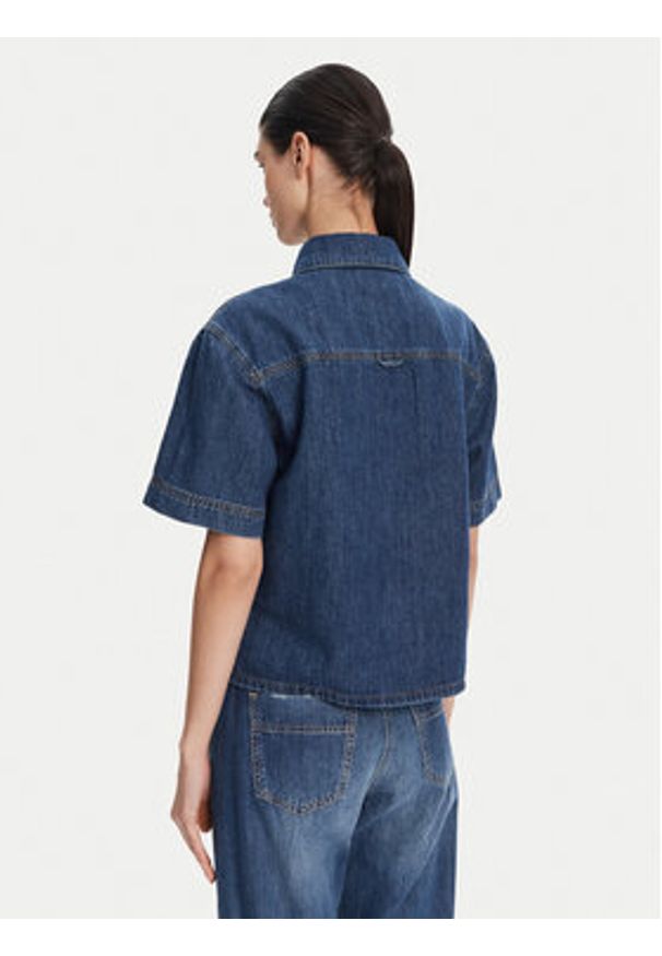 French Connection Koszula jeansowa 72NZD Niebieski Regular Fit. Kolor: niebieski. Materiał: bawełna