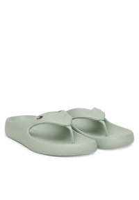 TOMMY HILFIGER - Tommy Hilfiger Japonki Th Comfort Beach Sandal FW0FW08522 Turkusowy. Kolor: turkusowy. Materiał: syntetyk #3