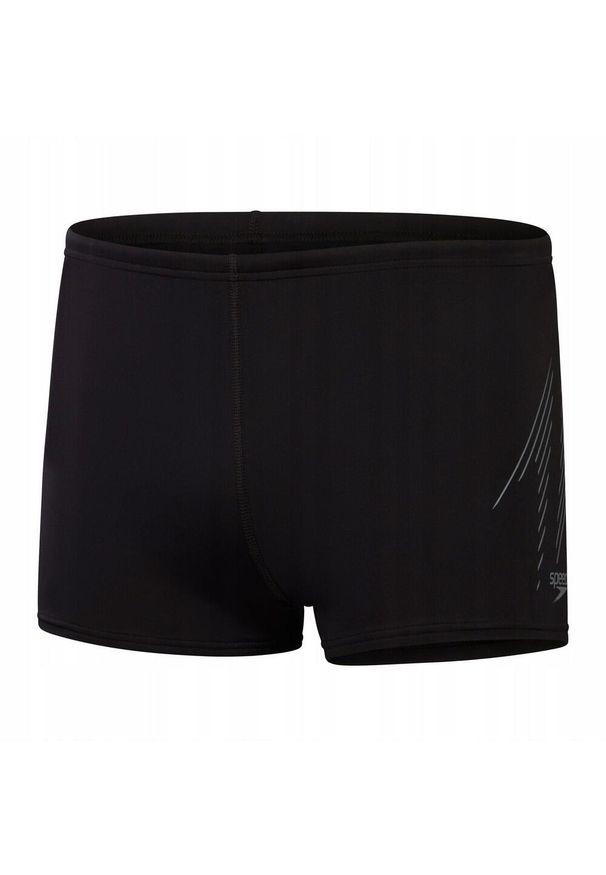 Speedo - Męskie Spodenki Kąpielowe Hyperboom Placement. Kolor: czarny, szary, wielokolorowy. Styl: sportowy