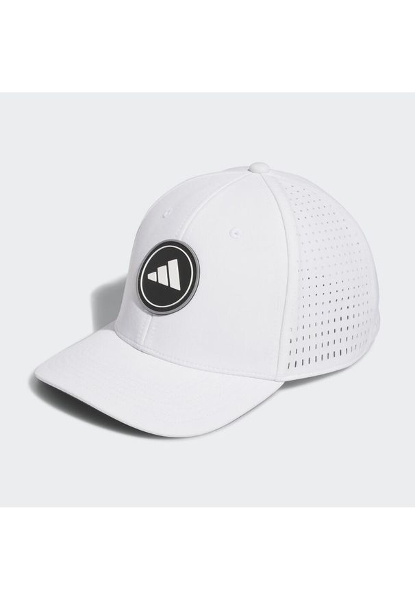 Adidas - Hydrophobic Tour Hat. Kolor: biały. Materiał: materiał