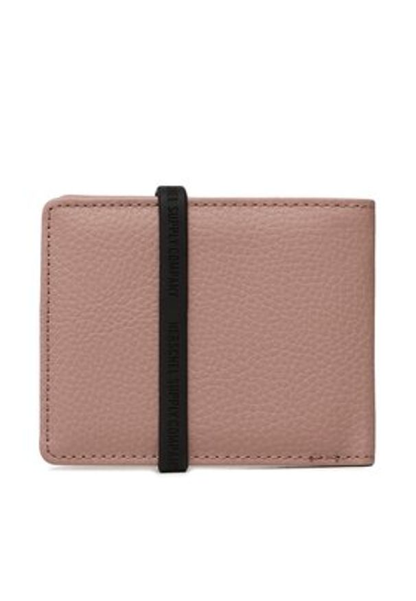 Herschel Mały Portfel Damski Roy Vegan Leather11163-02077 Różowy. Kolor: różowy. Materiał: skóra