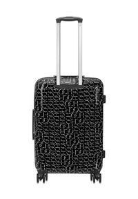 Ochnik - Walizka średnia na kółkach. Kolor: czarny. Materiał: kauczuk, materiał, guma, poliester #2