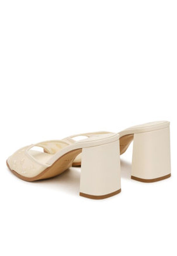 Aldo Klapki Lisarae 14298745 Kremowy. Kolor: kremowy. Materiał: materiał