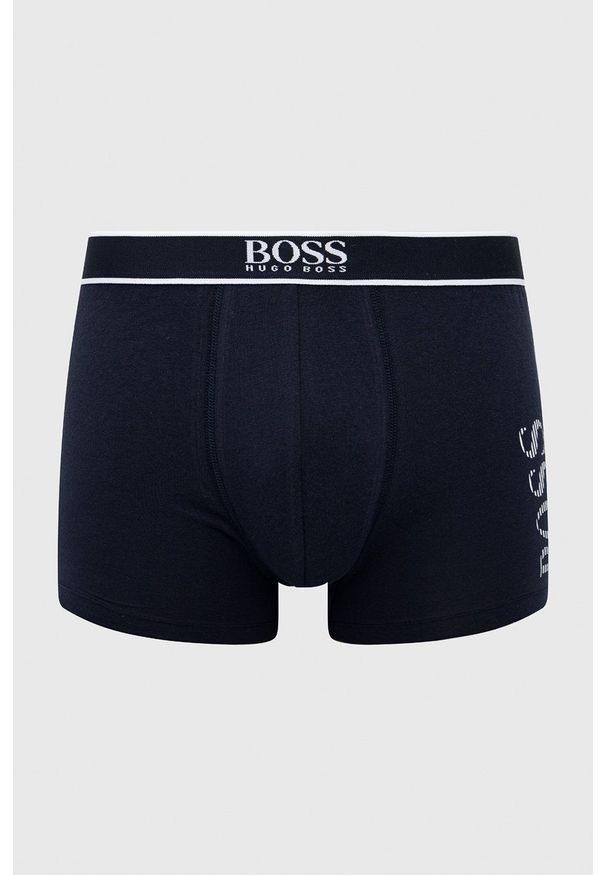 BOSS - Boss - Bokserki. Kolor: niebieski. Materiał: bawełna