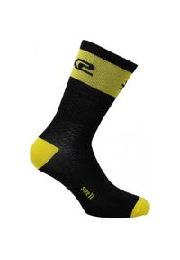 SIXS - Skarpety rowerowe Short Logo. Kolor: czarny, żółty, wielokolorowy. Materiał: tkanina