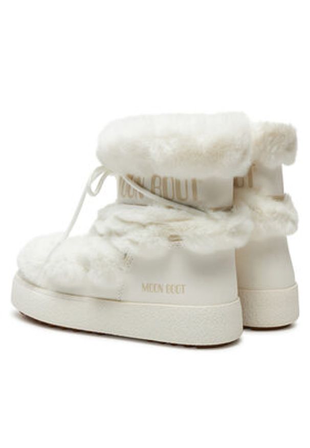 Moon Boot Śniegowce Ltrack Tube Faux-Fur 80D2450130 Biały. Kolor: biały. Materiał: skóra