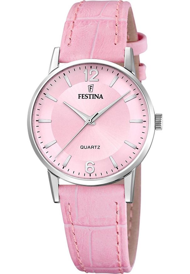 Zegarek damski Festina F20691-3 różowy. Kolor: różowy