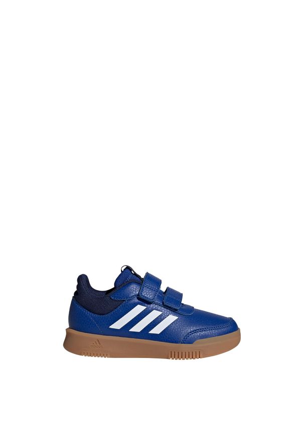 Adidas - Tensaur Hook and Loop Shoes. Kolor: niebieski, wielokolorowy, biały. Materiał: materiał. Sport: turystyka piesza