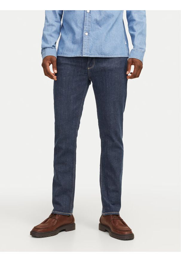 Jack & Jones Jeansy Clark 12261707 Granatowy Regular Fit. Kolor: niebieski