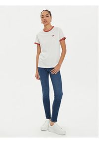 Lee Jeansy Scarlett 112354412 Niebieski Skinny Fit. Kolor: niebieski