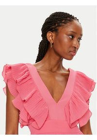 Rinascimento Sukienka koktajlowa CFC0119287003 Różowy Regular Fit. Kolor: różowy. Materiał: syntetyk. Styl: wizytowy #2