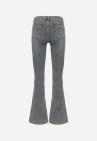 Born2be - Niebieskie Jeansy o Kroju Dzwonów z Regularnym Stanem Setva. Okazja: na co dzień. Kolor: niebieski. Styl: casual, elegancki #6