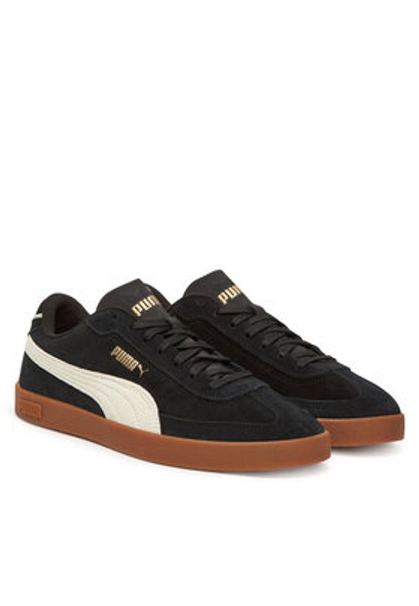 Puma Sneakersy Club II Era Suede 400717 01 Czarny. Kolor: czarny. Materiał: zamsz, skóra. Model: Puma Suede