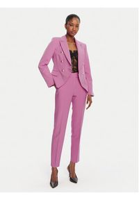 Rinascimento Marynarka CFC0126227003 Różowy Slim Fit. Kolor: różowy. Materiał: syntetyk