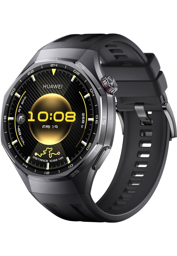 HUAWEI - Smartwatch Huawei Watch GT6 Pro 46mm Active Czarny (6942103168185). Rodzaj zegarka: smartwatch. Kolor: czarny