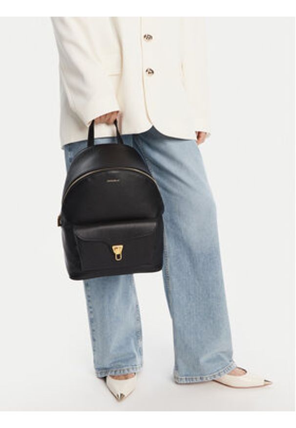 Coccinelle Plecak TFK Coccinelle Beat Grneratio E1 TFK 14 02 01 Czarny. Kolor: czarny. Materiał: skóra