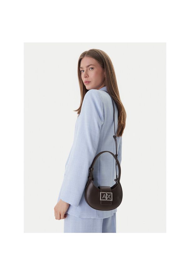 Torebka Armani Exchange. Kolor: brązowy