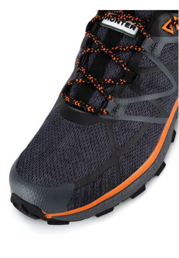 Hunter Sneakersy MAKANA HIKER WP Szary. Kolor: szary. Materiał: materiał