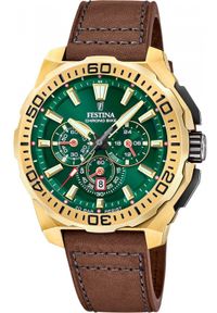 Zegarek męski Festina F20728-2 brązowy. Kolor: brązowy #1