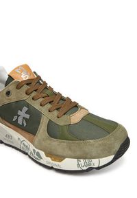 Premiata Sneakersy Mase Var 7235 Khaki. Kolor: brązowy. Materiał: materiał