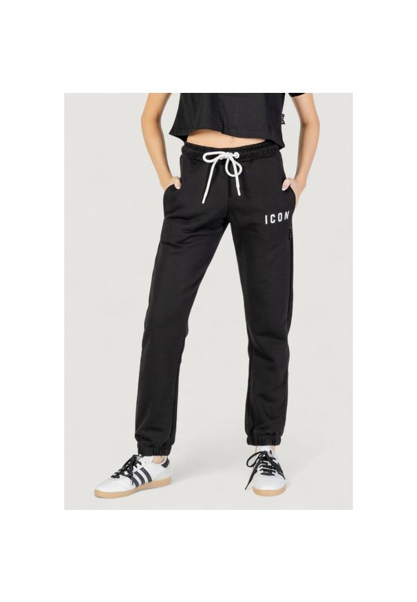Spodnie Kobieta ICON. Kolor: czarny. Długość: długie